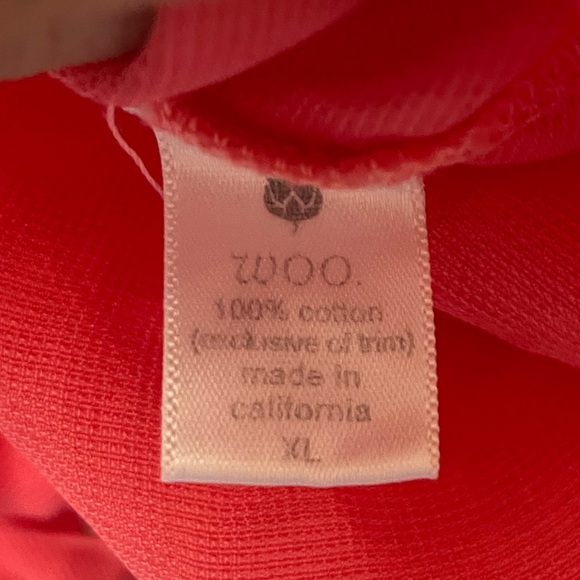 WOO Coral Cotton Fringe Trim Kaftan Tunic - Picture 9 of 9